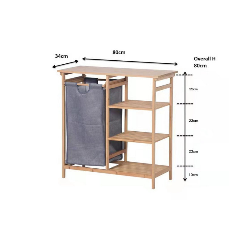 Rebrilliant Bamboo Laundry Bin Wayfair.co.uk